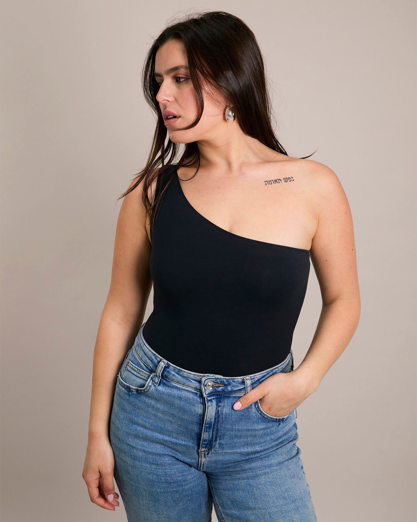 One Shoulder Sculpting Bodysuit