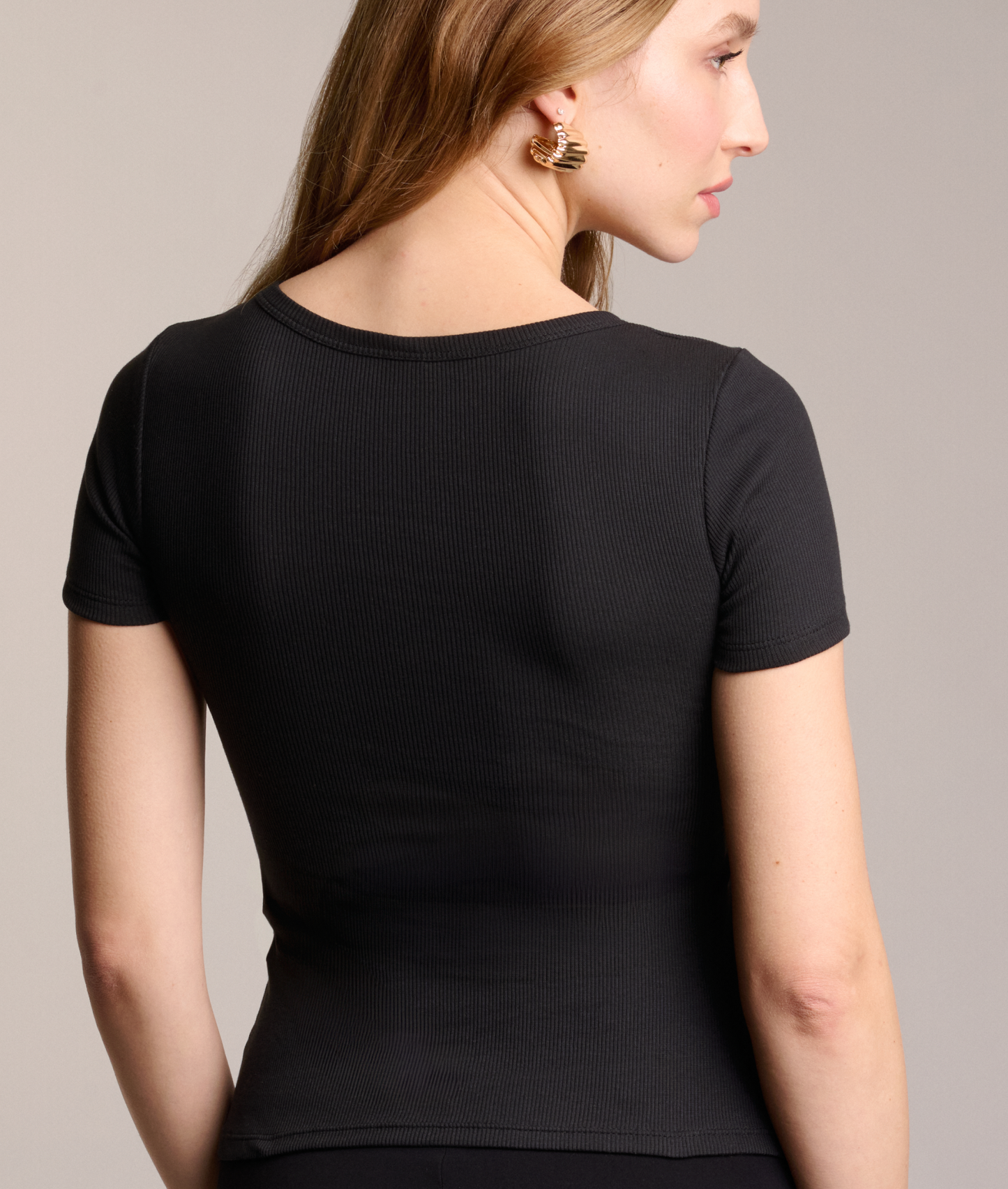 Tee-shirt Coton Côtelé