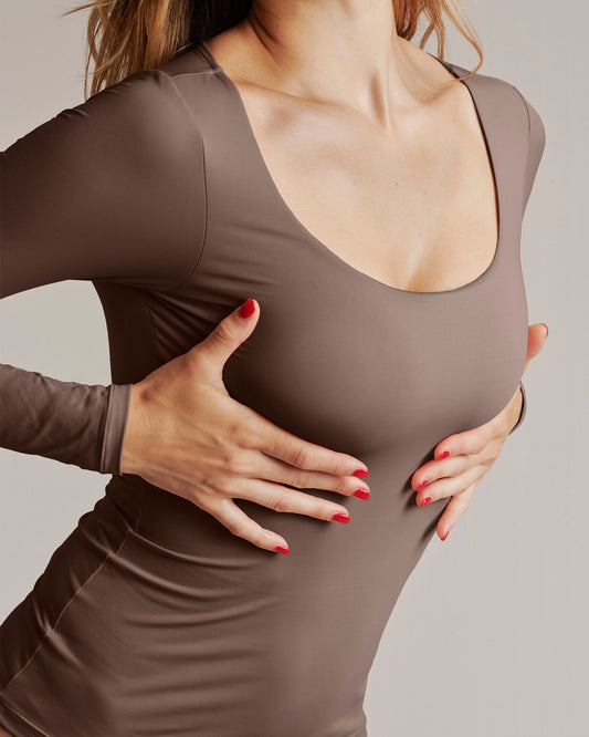 Long-Sleeve Sculpting Top
