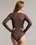 Long-Sleeve Sculpting Bodysuit
