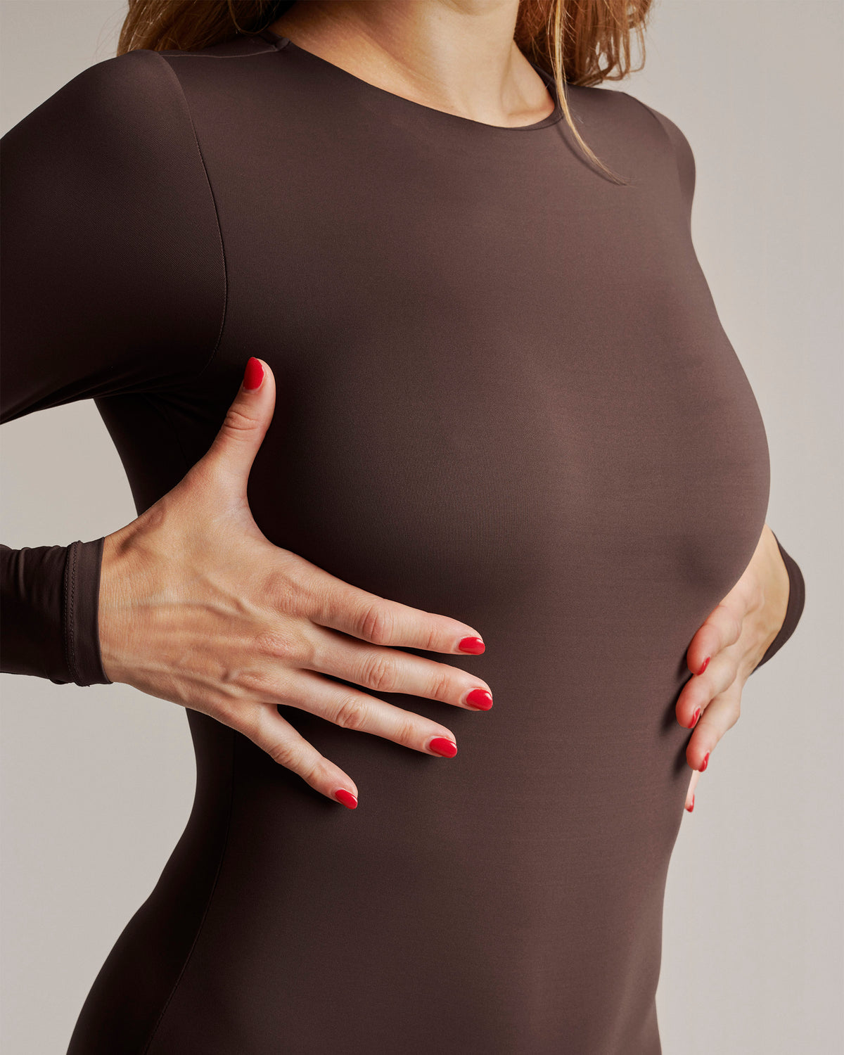Long-Sleeve Sculpting Bodysuit