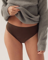 Culotte Menstruelle Parfaite - Flux Moyen - Espresso