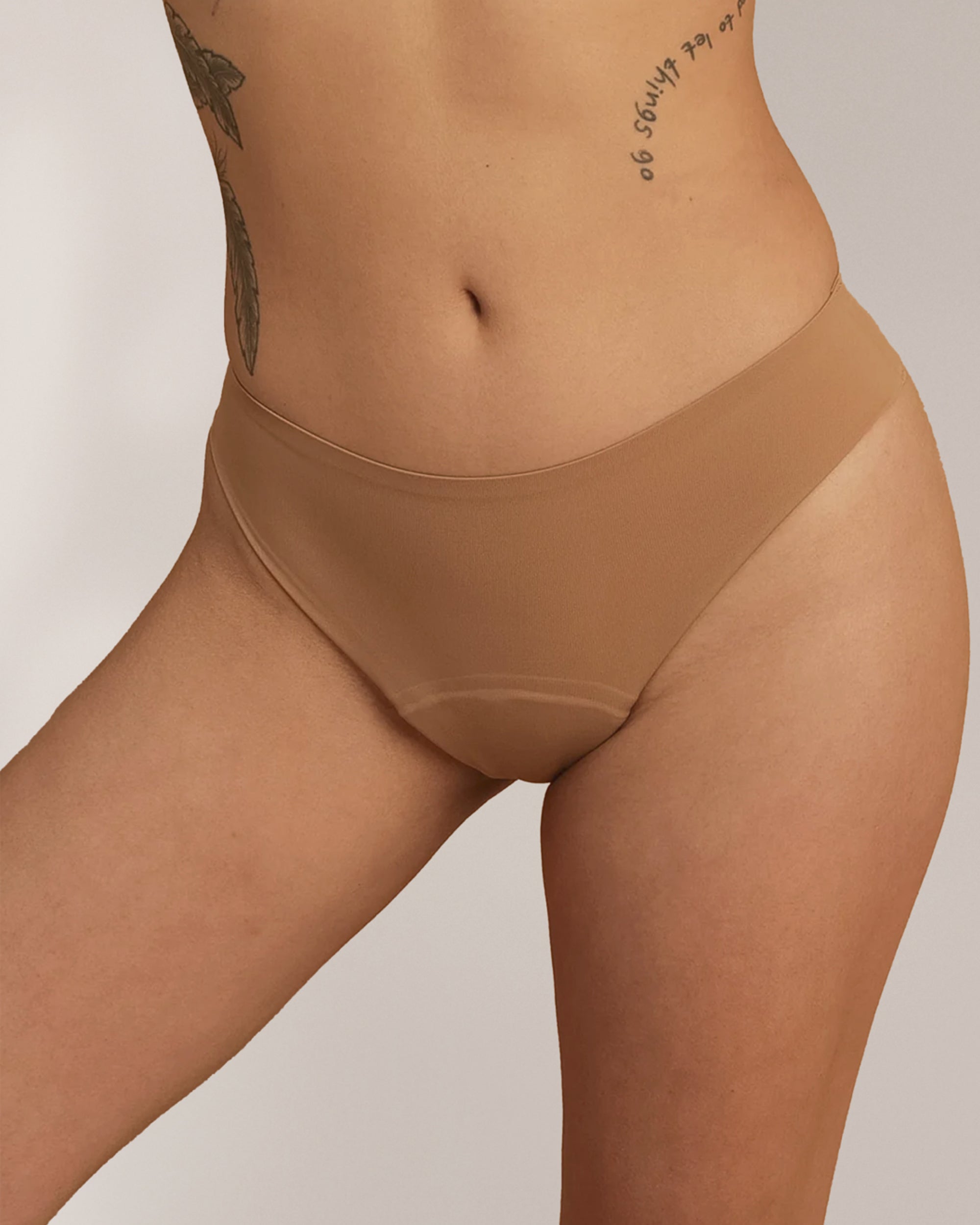 Culotte Menstruelle Parfaite - Flux Moyen - Nude 2022