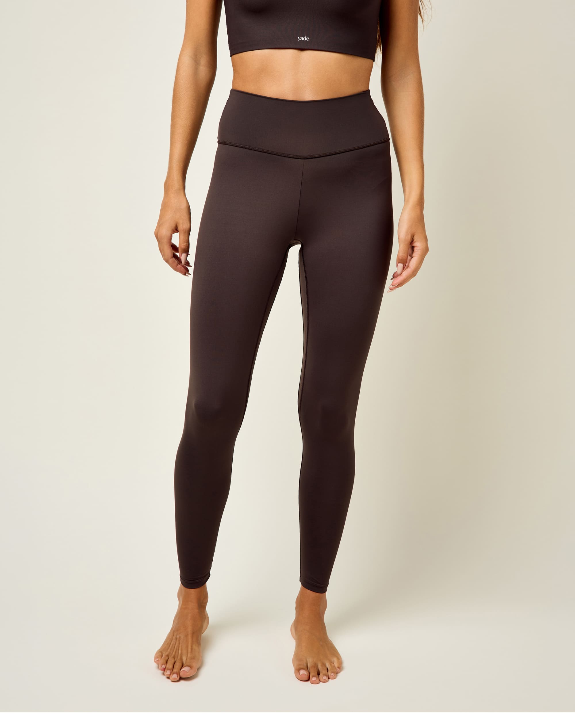 Legging Taille Haute Sport - Dark Brown