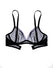 Brassière Deep V Soft Mesh - Dark