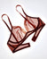 Brassière Deep V Soft Mesh - Grape