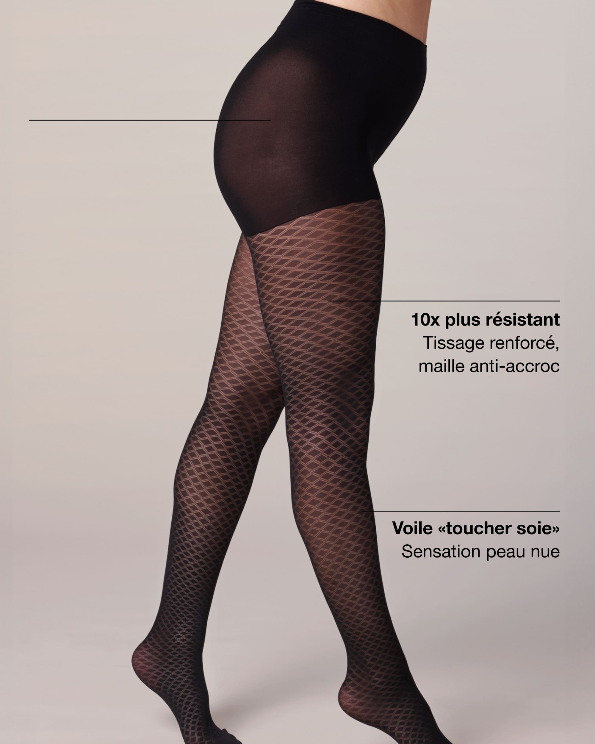Le Collant Parfait - Shorty Confort | Chevron