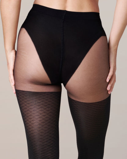 The Perfect Tights - Sculpting Bikini | Chevron