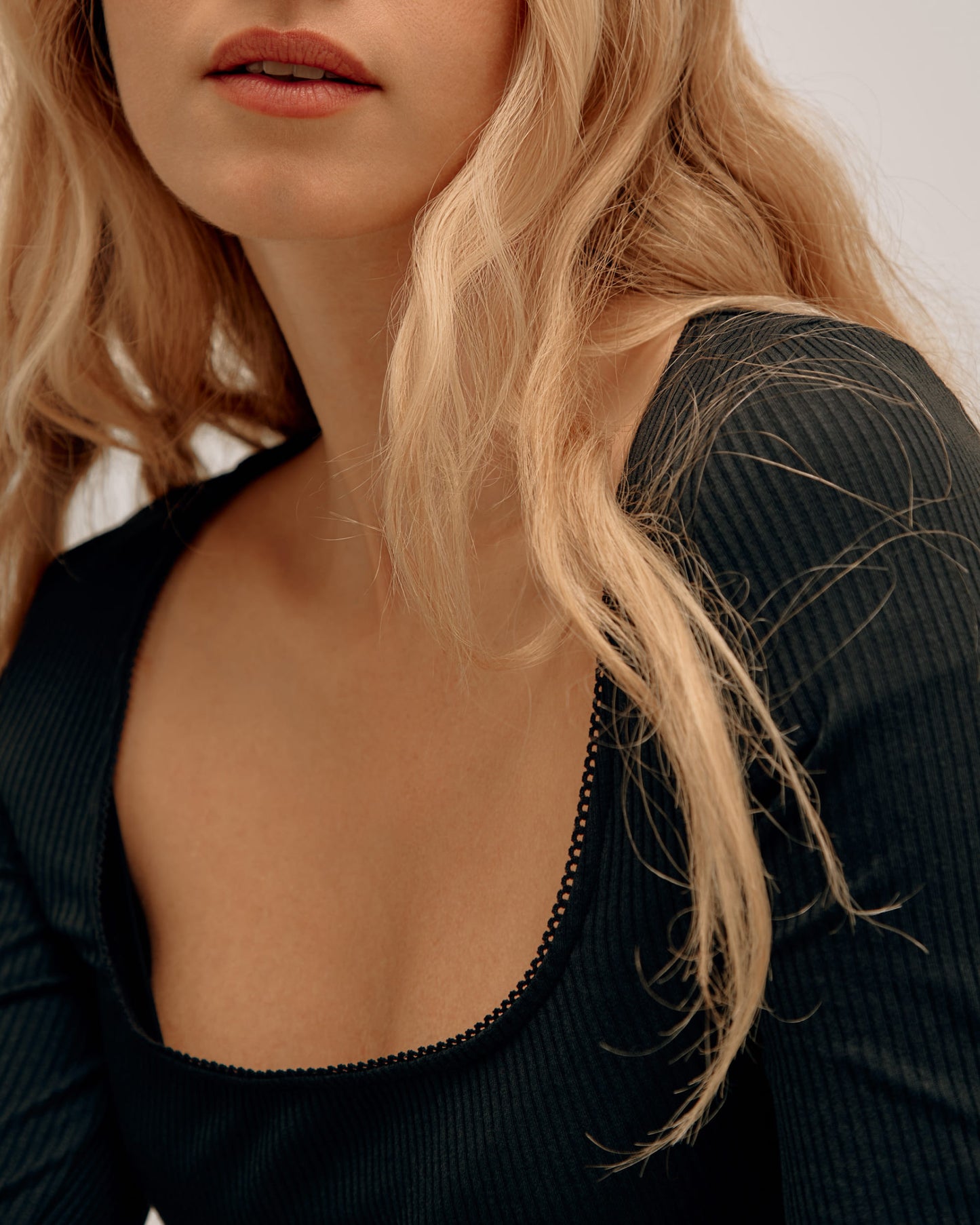 Top Décolleté Carré Coton Croquet