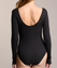 Ribbed Cotton Plunge Bodysuit