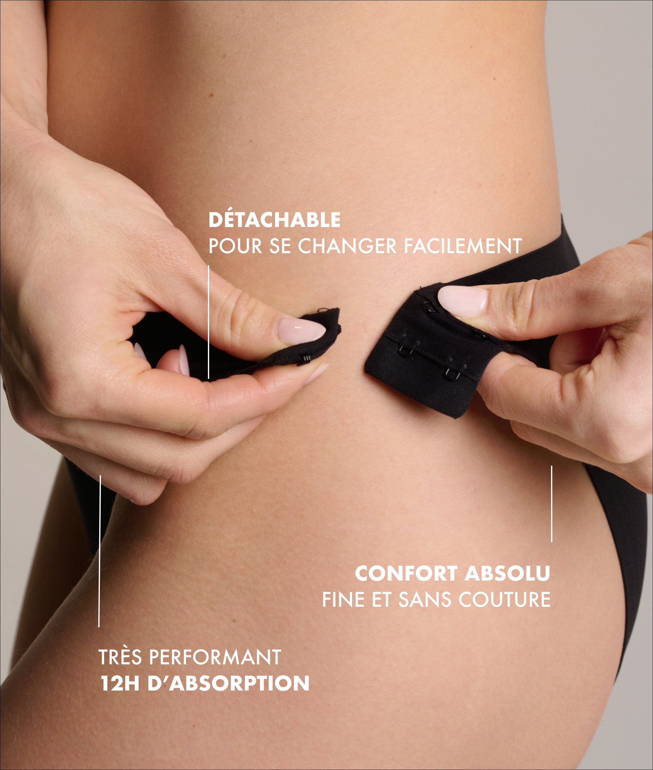 Heavy-Flow - Detachable Menstrual Brief 