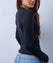 Cotton Long-Sleeve Top - Dark
