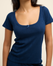 Pointelle Pajama Top - Midnight Blue