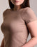 Tee-shirt Coton Côtelé - Light Taupe