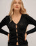Cardigan Décolleté Plongeant Black Glitter