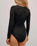 Lurex Plunge Bodysuit 