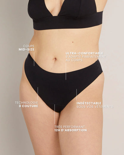 High-Waisted Medium-Flow Menstrual Brief