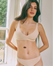 Hot Deep Neck Bra - Light Beige
