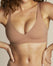 Hot Deep Neck Bra - Nude