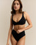Hot Deep Neck Bra - Dark