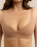 Hot Deep Neck Bra - Nude