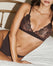 Dark Garden Mini Triangle Bralette - Mocha
