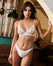 Dark Garden Mini Triangle Bralette - Off-white