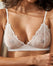 Dark Garden Mini Triangle Bralette - Off-white