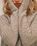 Round Neck Cardigan with Alpaca - Grey
