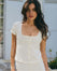 Pyjama Top - Off-White - Blooming Night
