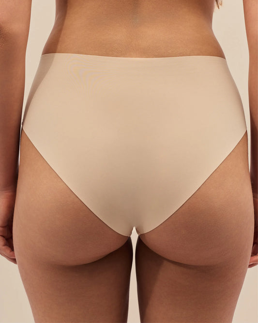 The Lift Seamless High-Waist Brief - Light Beige