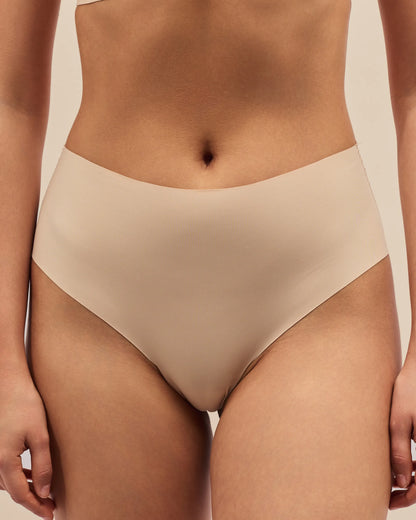 The Lift Seamless High-Waist Brief - Light Beige