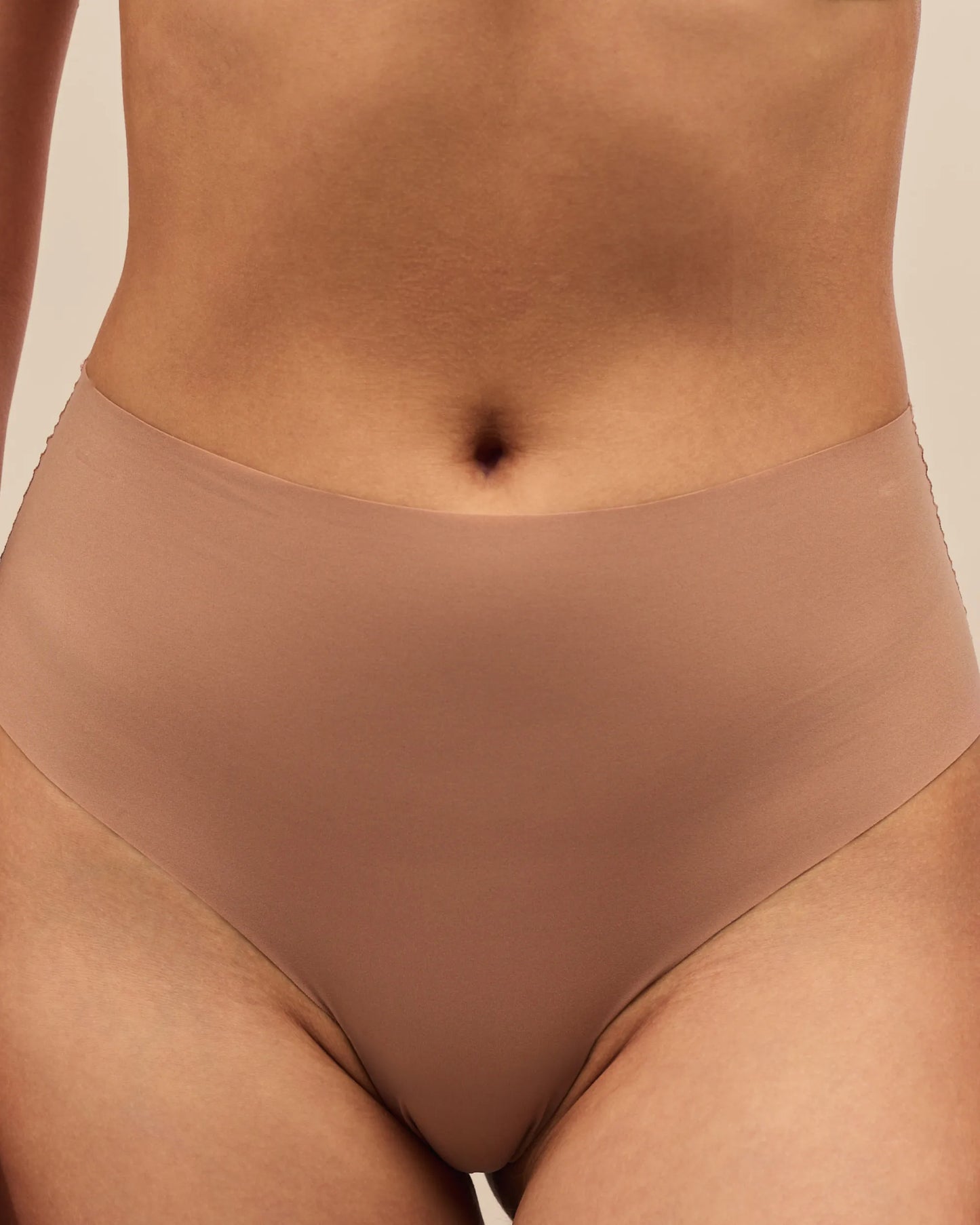 Seamless High-Waist Briefs The Lift - Nude
