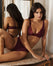 Dark Garden Panties - Burgundy