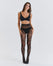 Floral Lace Tights - Dark