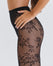Floral Lace Tights - Dark