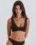 Brassière Hot Décolleté Floral Lace - Mocha