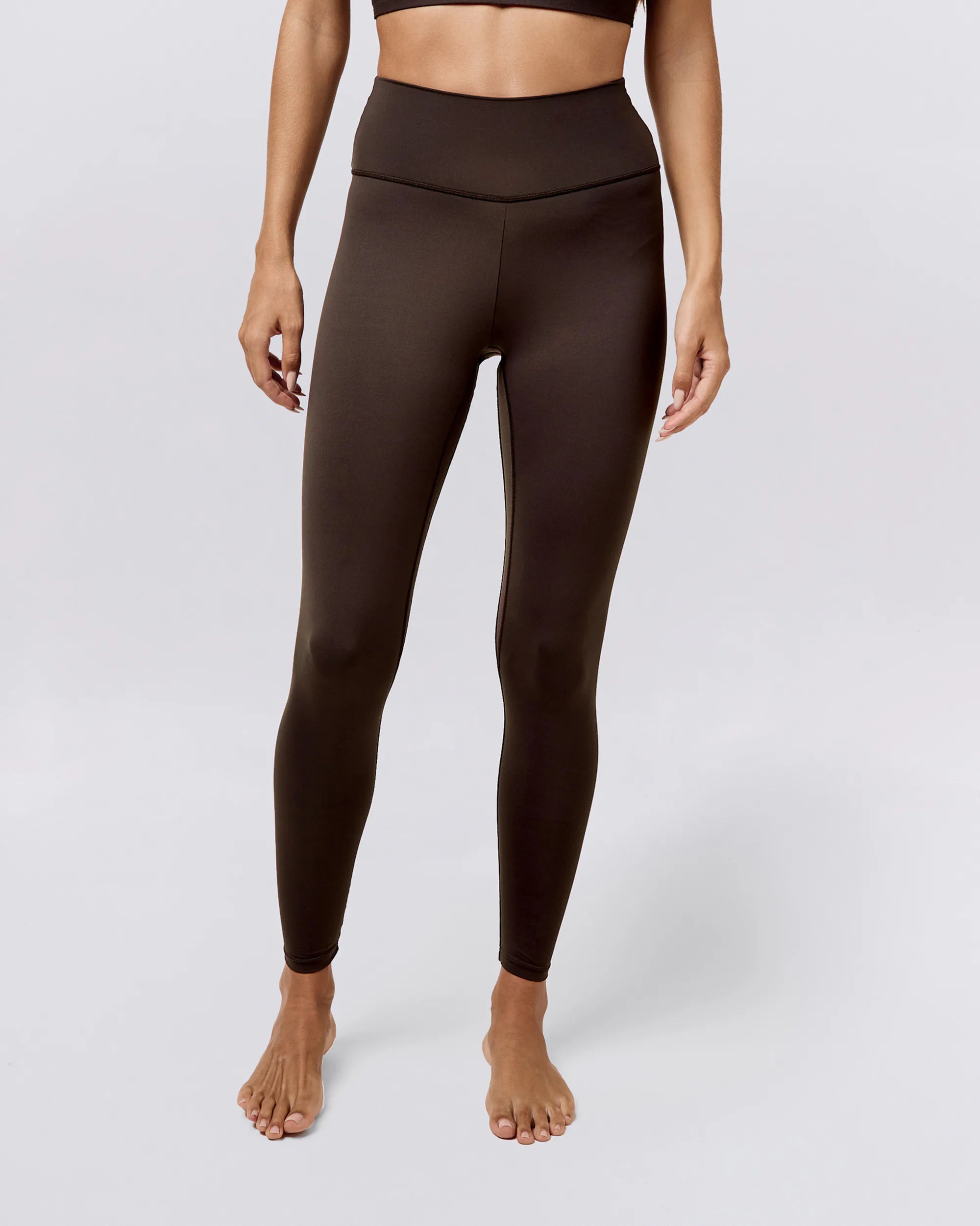 Legging Taille Haute Sport - Dark Brown