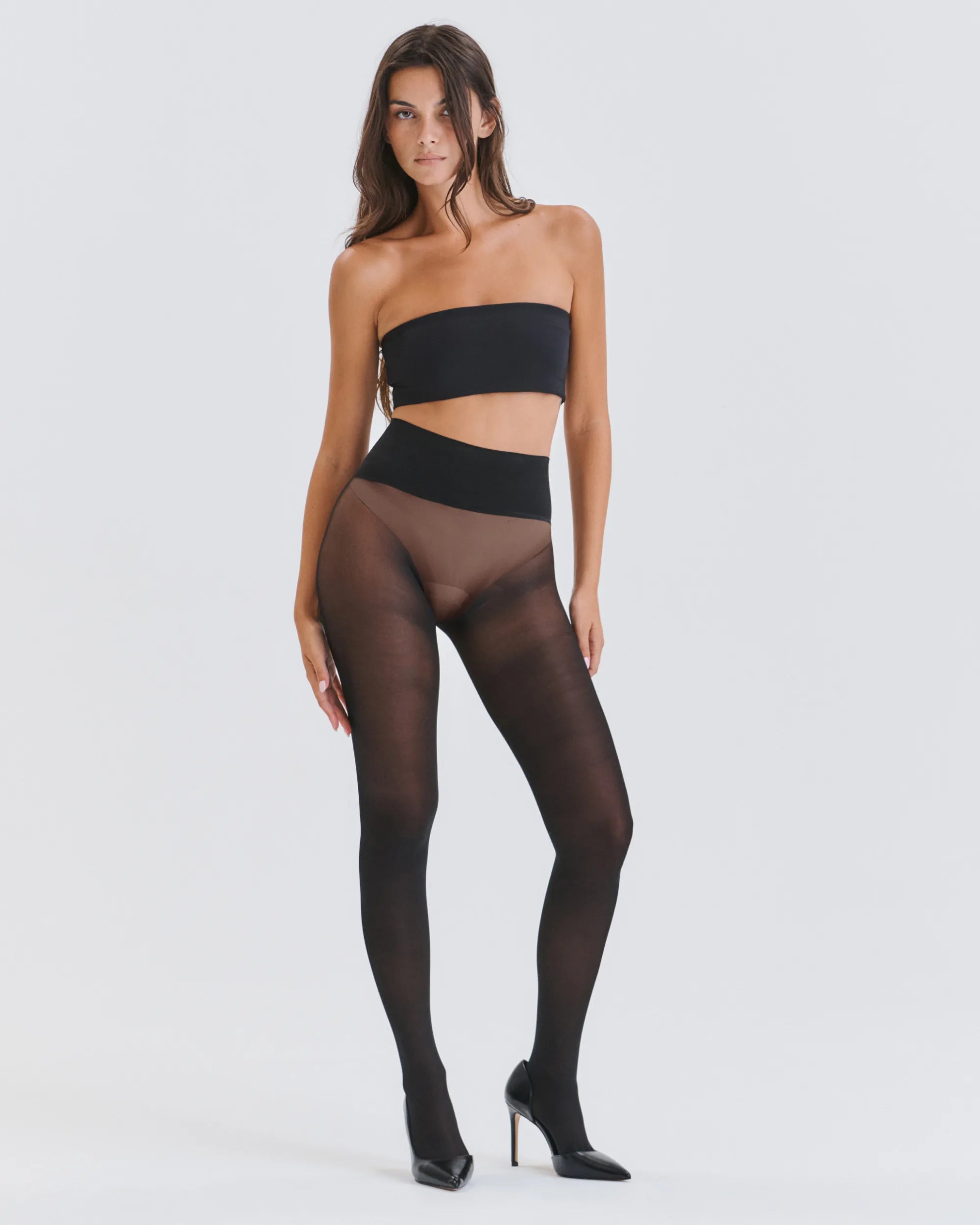 Collant Sans Couture - Dark 40D
