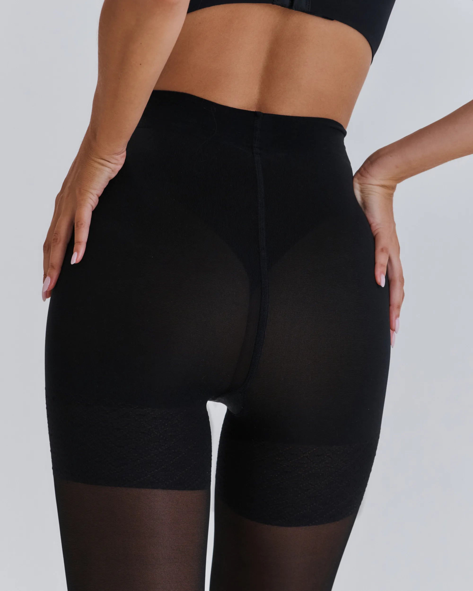 Collant Shorty Sculptant - Dark 40D