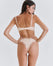 Floral Lace Thong - Powder