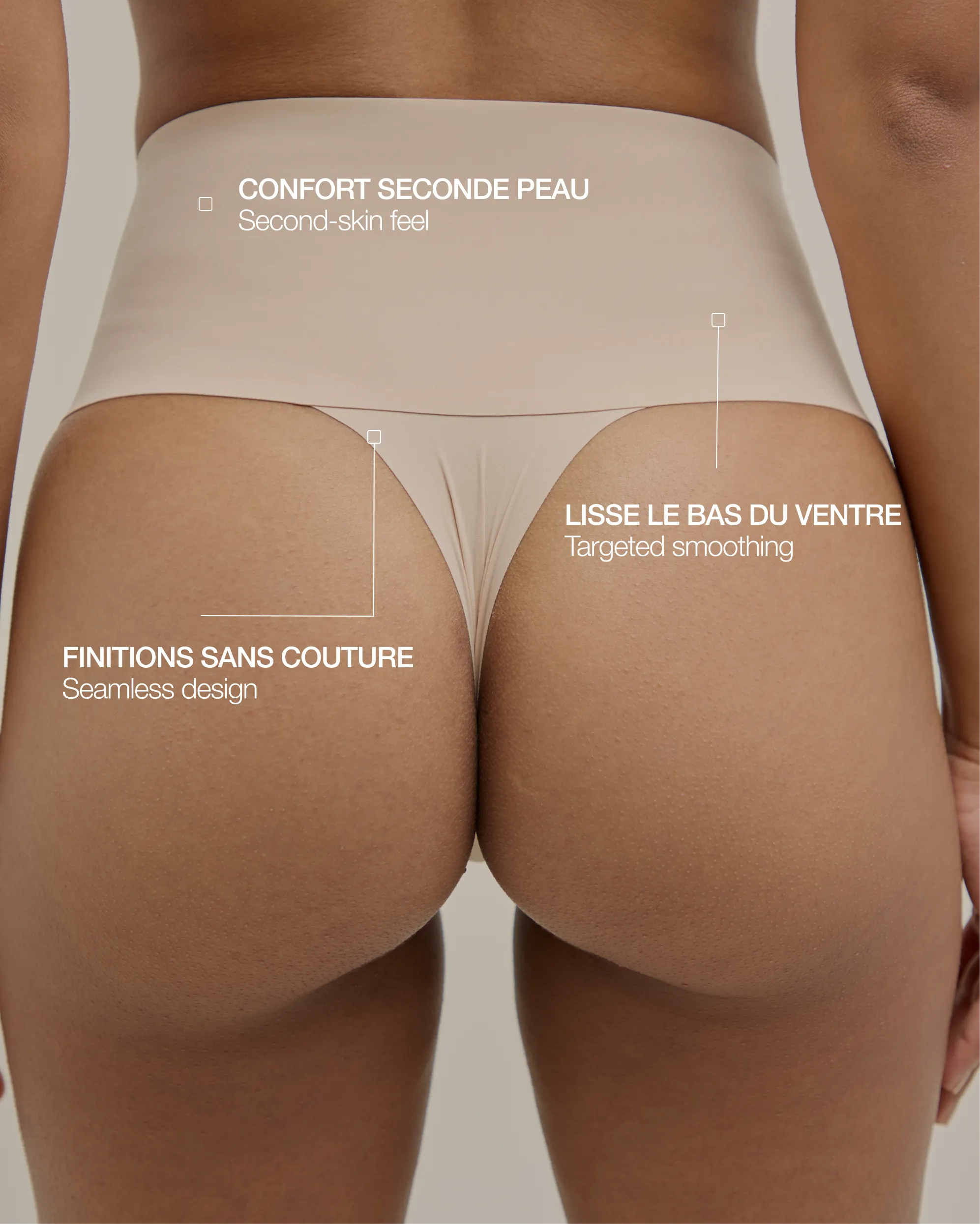 Tanga Sculptant - Light Beige
