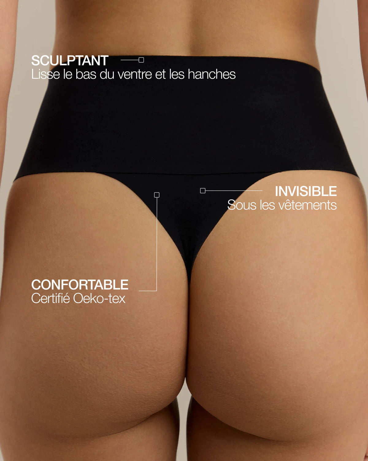 Shaping Thong - Dark