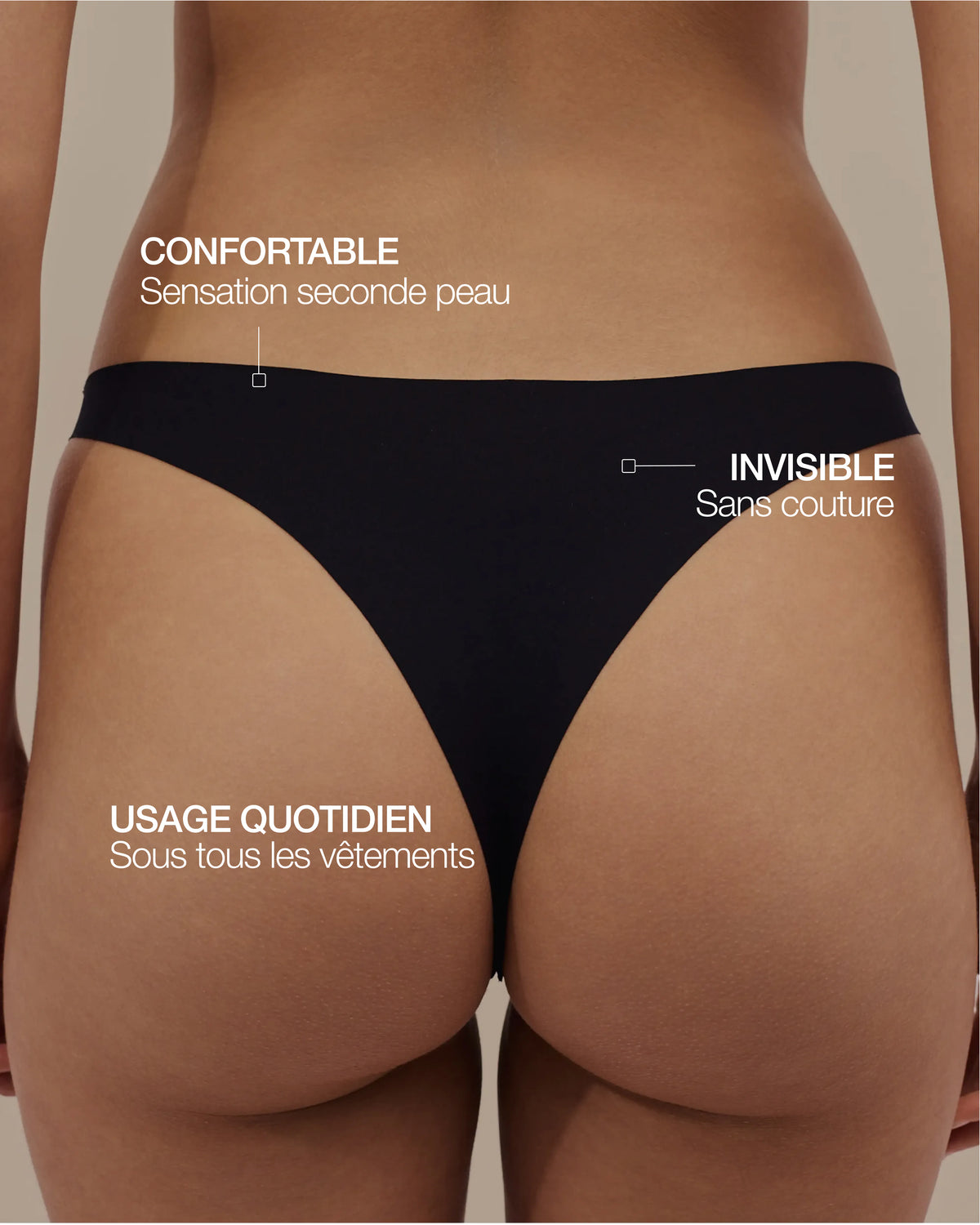 Invisible Thong - Dark