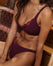 Dark Garden Thong - Burgundy