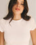 Ribbed Cotton T-Shirt - Off White