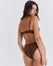 Brassière Deep V Soft Mesh - Grape
