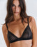 Brassière Deep V Soft Mesh - Dark
