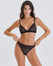 Brassière Deep V Soft Mesh - Dark