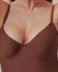 Plumping Balconette One-Piece - Hot Brown